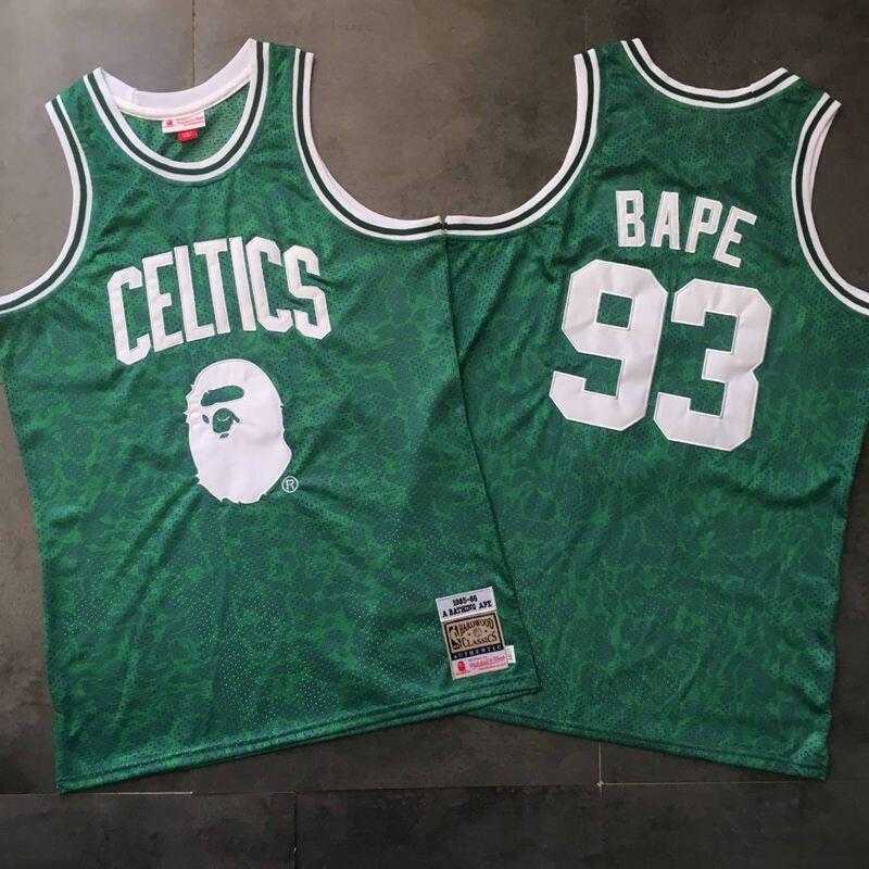 Celtics 93 Bape Green Swingman Jersey,We sell and wholesale Celtics 93 Bape Green Swingman Jersey on line form chian!